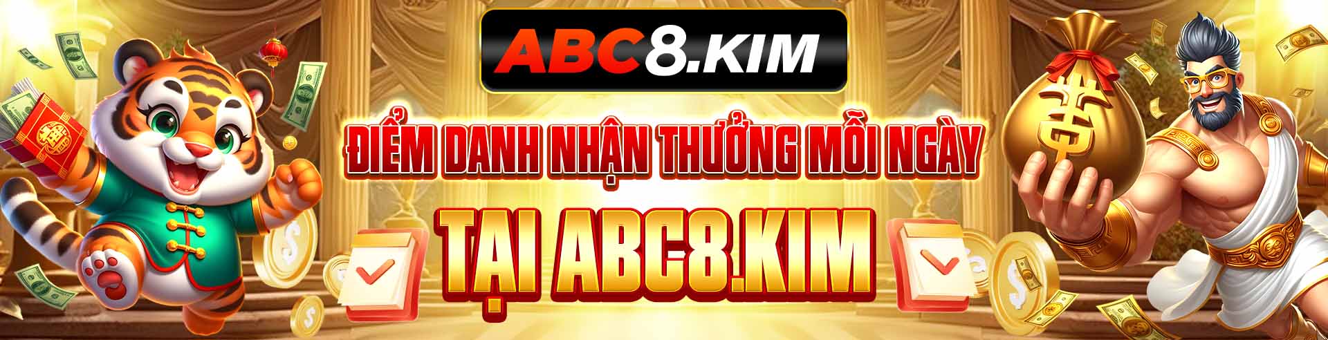 Abc8 điểm danh nhận thưởng mỗi ngày